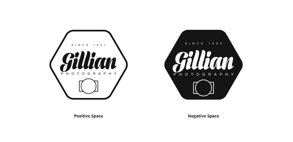 A black and white image of two different logos.