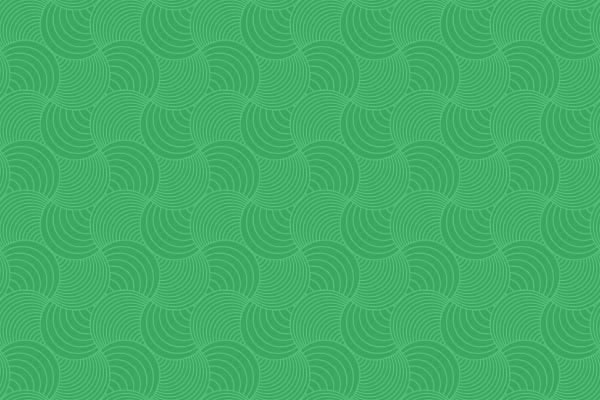 A green background with leaves in the middle.